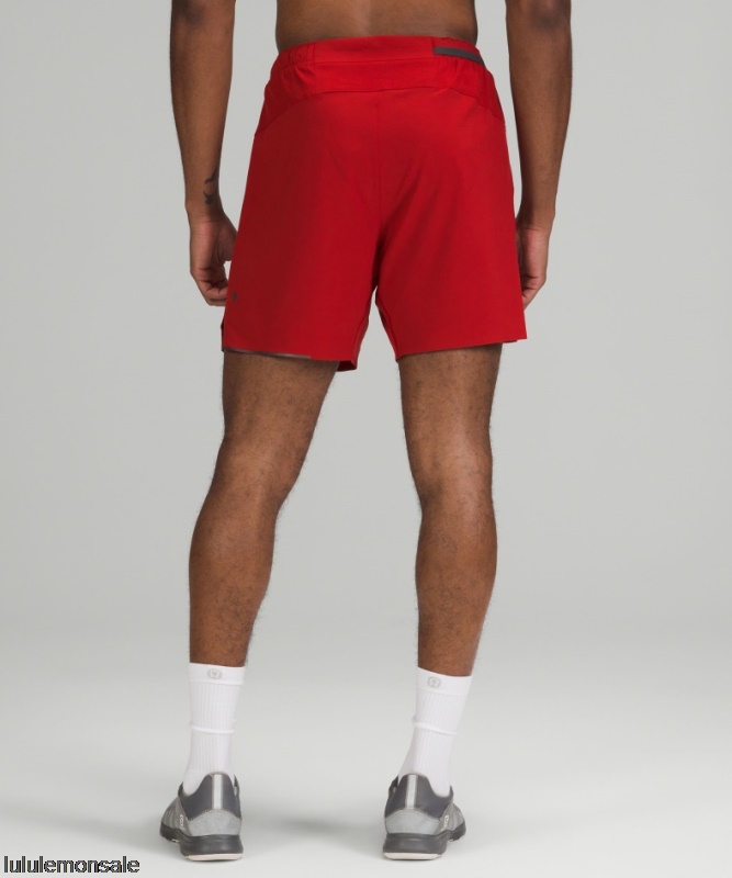 Lululemon Deutschland DELULU869 | Sport Red Surge Lined Short 6